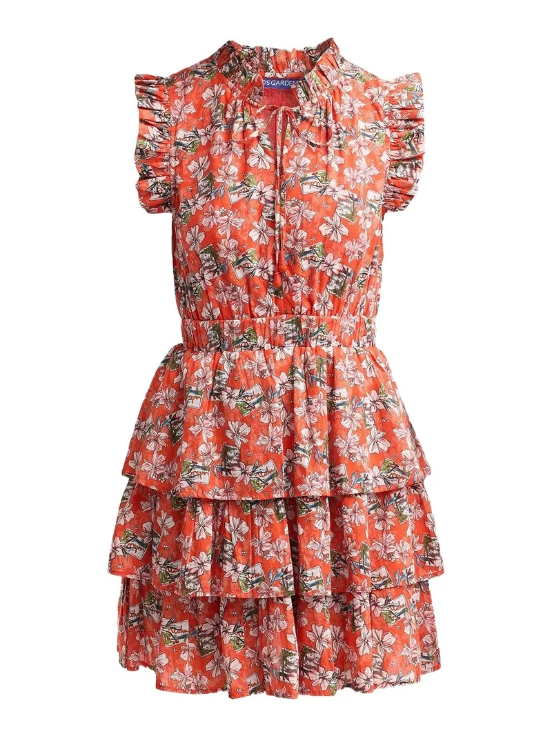 Women's Bimba Cotton Floral Mini Dress Women's Bimba Cotton Floral Mini Dress