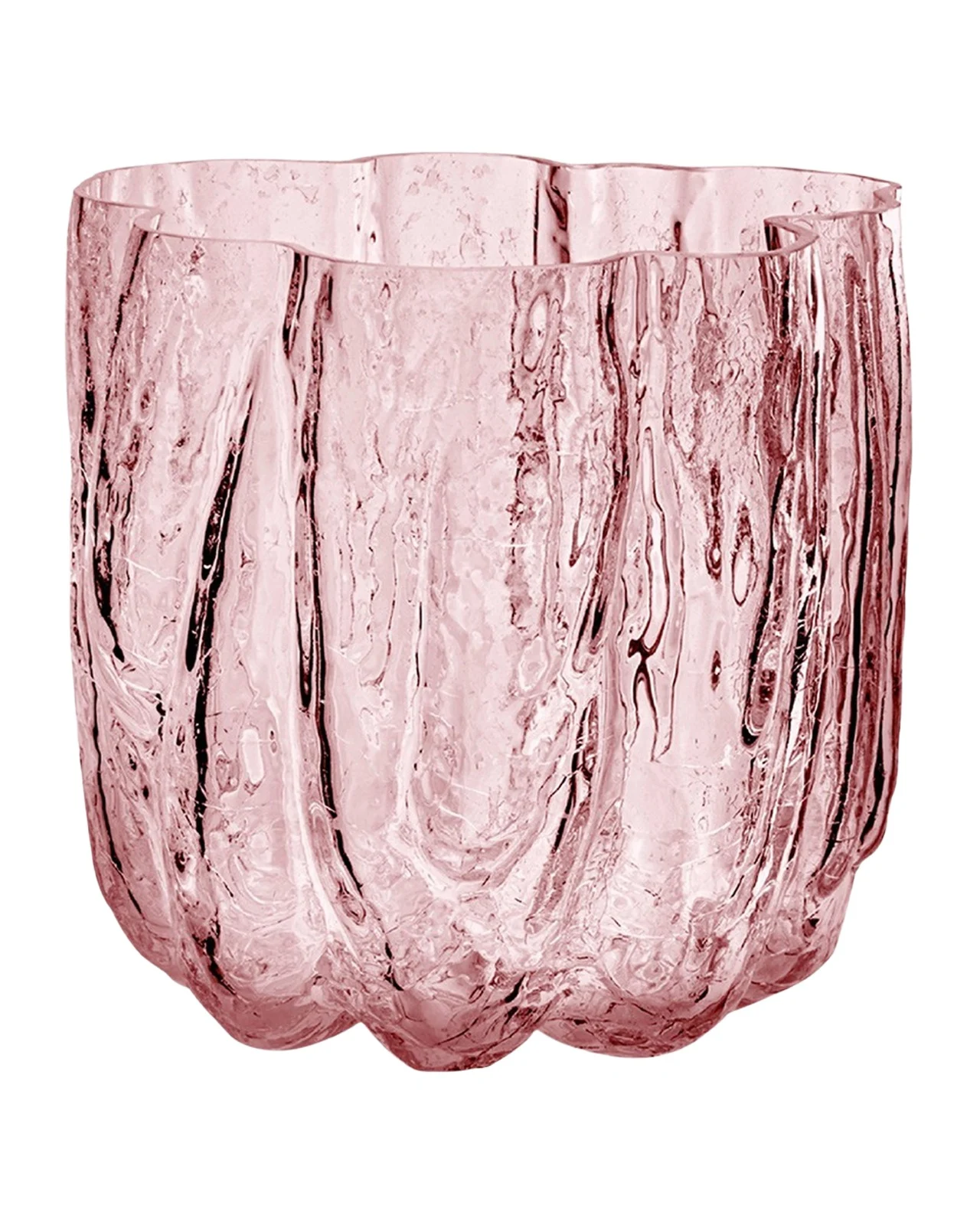 Kosta Boda Crackle Small Vase - 5"