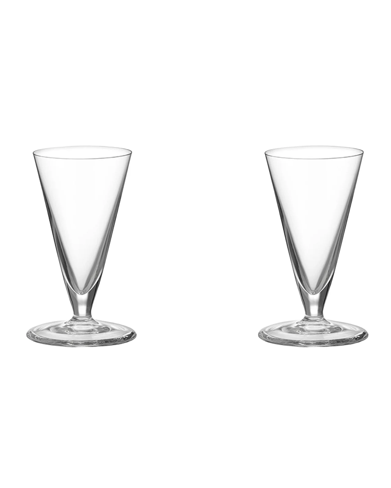 Orrefors Geometry 2 oz. Snaps Glasses, Set of 2