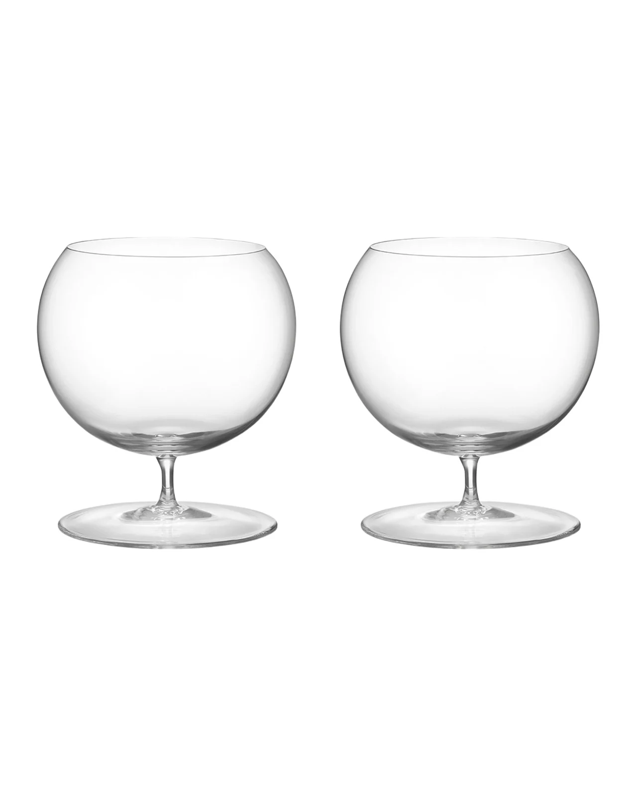 Orrefors Geometry 22.5 oz. Cognac Glasses, Set of 2
