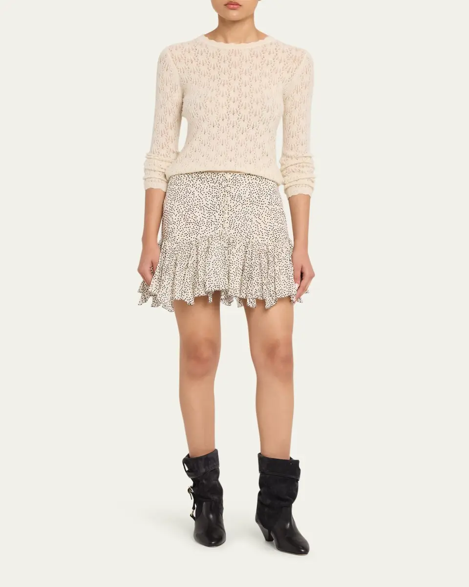 Etoile Isabel Marant Daneen Polka Dot Voile Mini Skirt | Thumbnail 2 Etoile Isabel Marant Daneen Polka Dot Voile Mini Skirt | Thumbnail 2