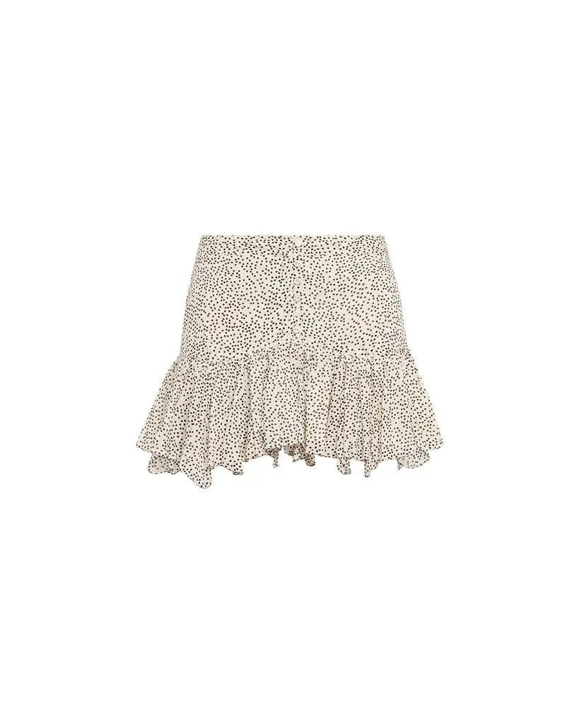 Etoile Isabel Marant Daneen Polka Dot Voile Mini Skirt