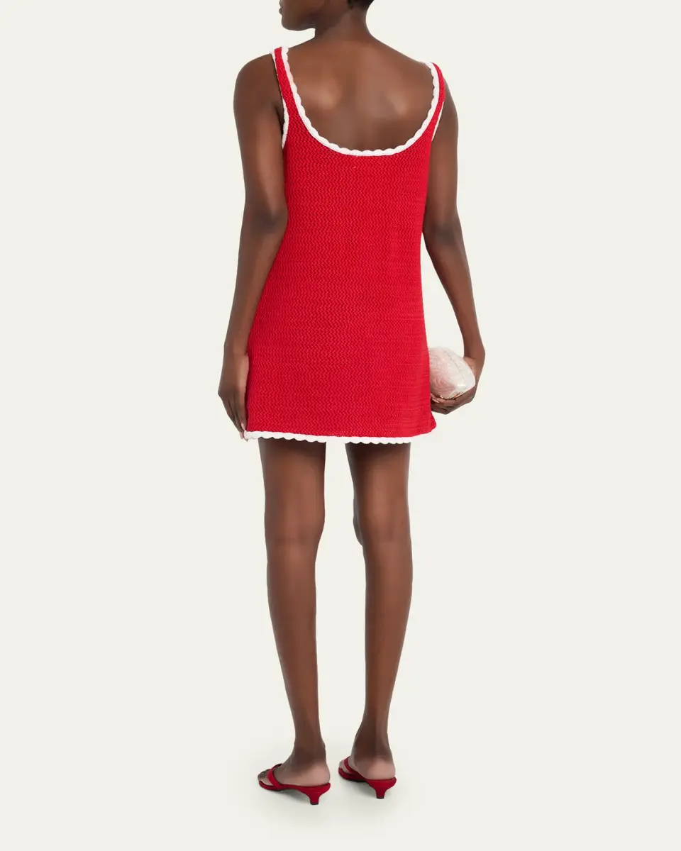 SEROYA Brianna Crochet Mini Dress | Thumbnail 3 SEROYA Brianna Crochet Mini Dress | Thumbnail 3