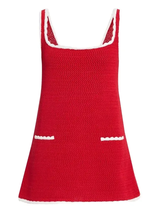 Brianna Crochet Mini Dress Brianna Crochet Mini Dress