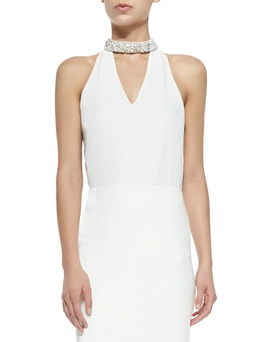 Et Ochs Arabella Plunging Draped Column Gown | Thumbnail 7 Et Ochs Arabella Plunging Draped Column Gown | Thumbnail 7