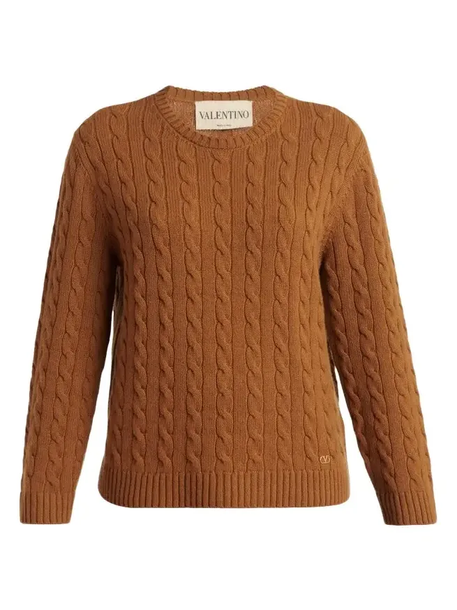 Cashmere Cable-Knit Sweater Cashmere Cable-Knit Sweater