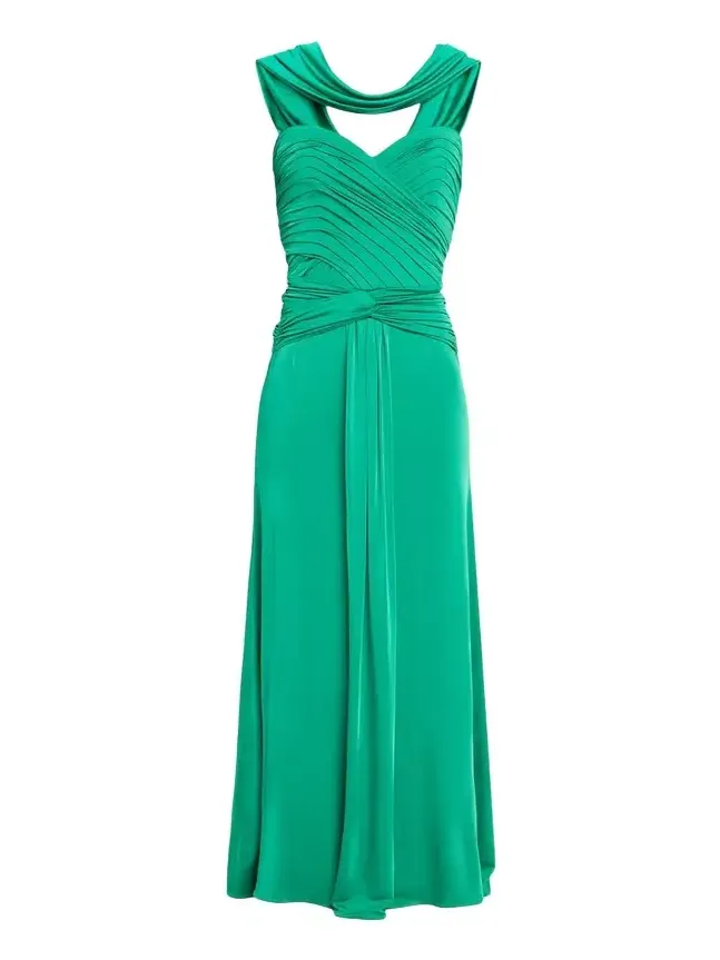 Amanda Sculpted Jersey Column Gown