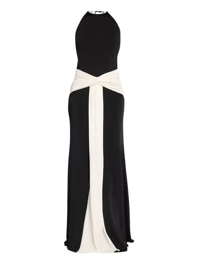 Euphorie Jersey Halter Gown