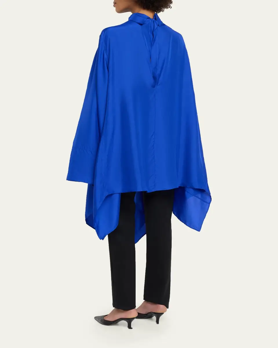 Lanvin Silk Handkerchief Caftan Top | Thumbnail 3 Lanvin Silk Handkerchief Caftan Top | Thumbnail 3