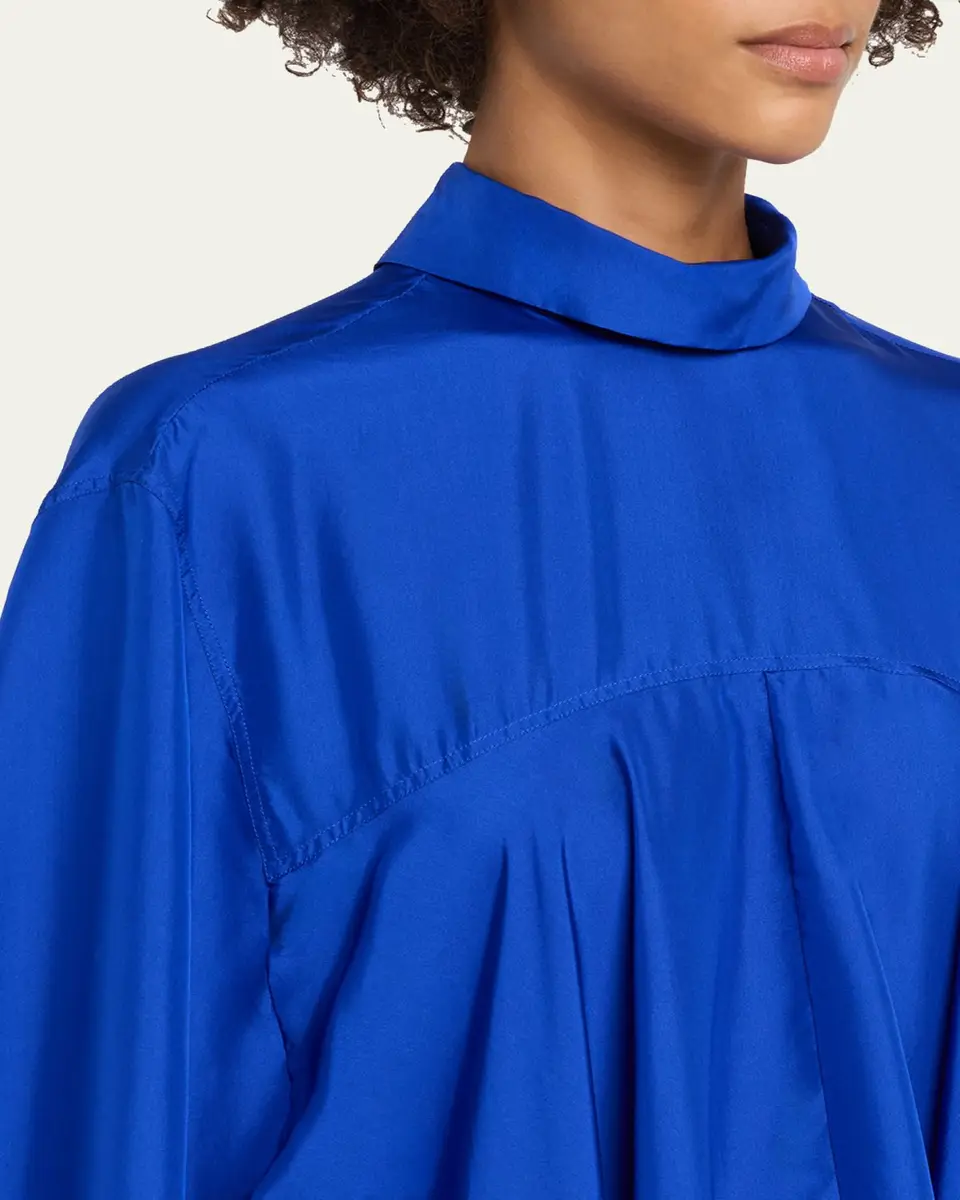 Lanvin Silk Handkerchief Caftan Top | Thumbnail 5 Lanvin Silk Handkerchief Caftan Top | Thumbnail 5