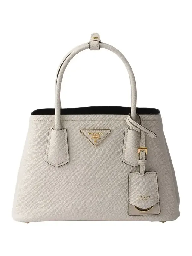 Prada Double Saffiano Leather Top-Handle Bag