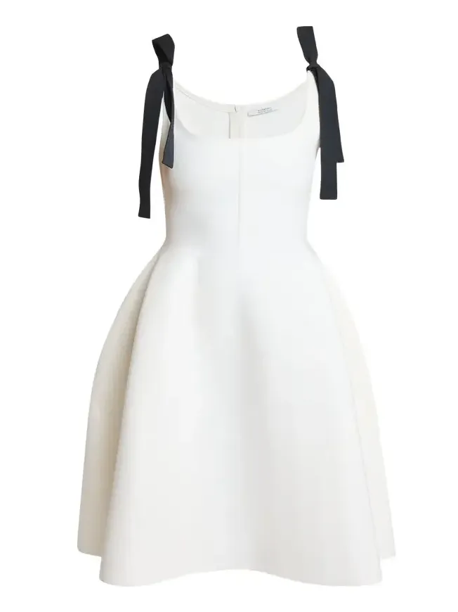 Sleeveless Bow-Embellished Midi Dress