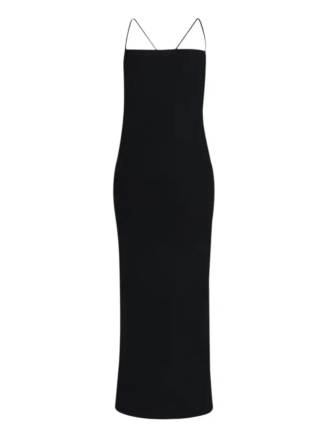 Diane von Furstenberg Stanton Backless Bodycon Stretch Satin Gown