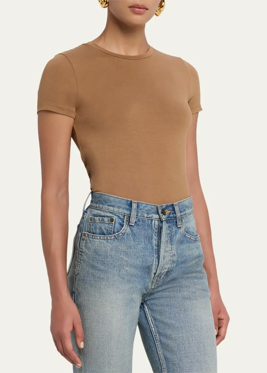 MAJESTIC FILATURES Soft Touch Short-Sleeve Crewneck T-Shirt | Thumbnail 4 MAJESTIC FILATURES Soft Touch Short-Sleeve Crewneck T-Shirt | Thumbnail 4