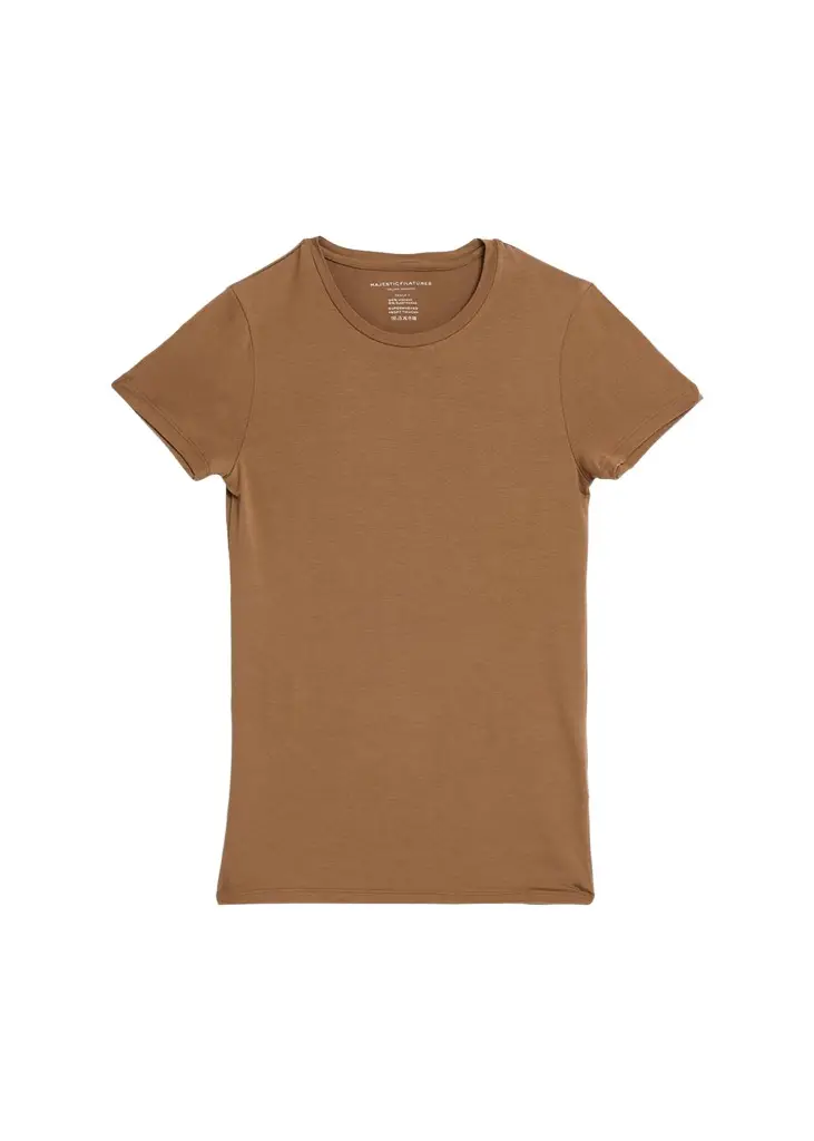 MAJESTIC FILATURES Soft Touch Short-Sleeve Crewneck T-Shirt