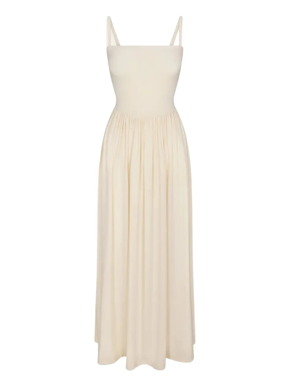 Gathered Waist Maxi Dress Gathered Waist Maxi Dress