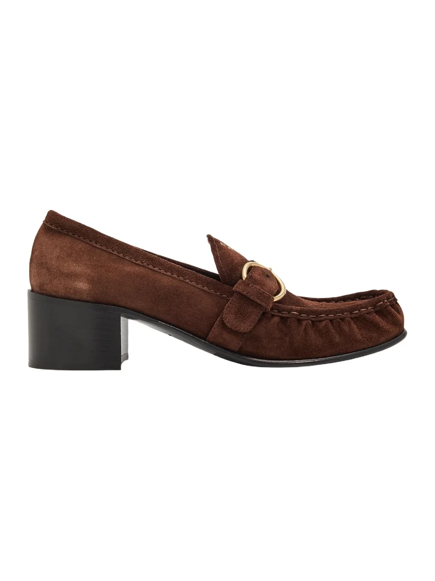 45mm Suede Buckle Loafers 45mm Suede Buckle Loafers
