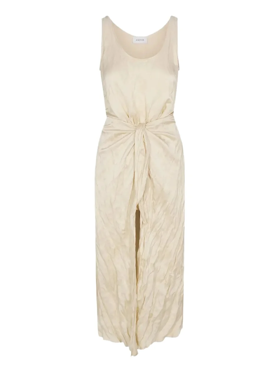 The D. K. Crinkle Wrap Midi Dress The D. K. Crinkle Wrap Midi Dress