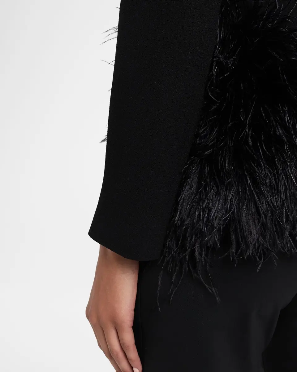 Libertine Feathered Single-Breasted Jacket | Thumbnail 5