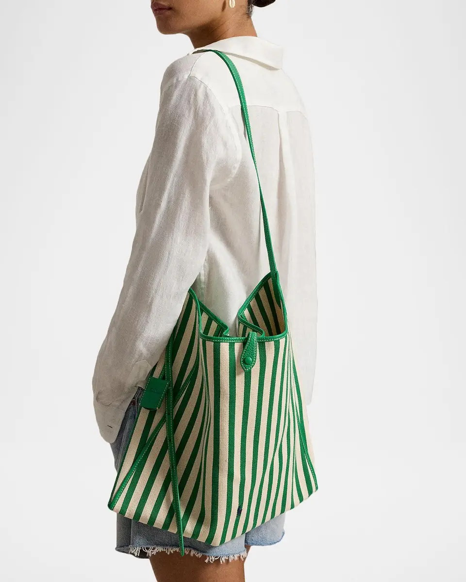Polo Ralph Lauren Polo Play Striped Canvas Messenger Bag | Thumbnail 2