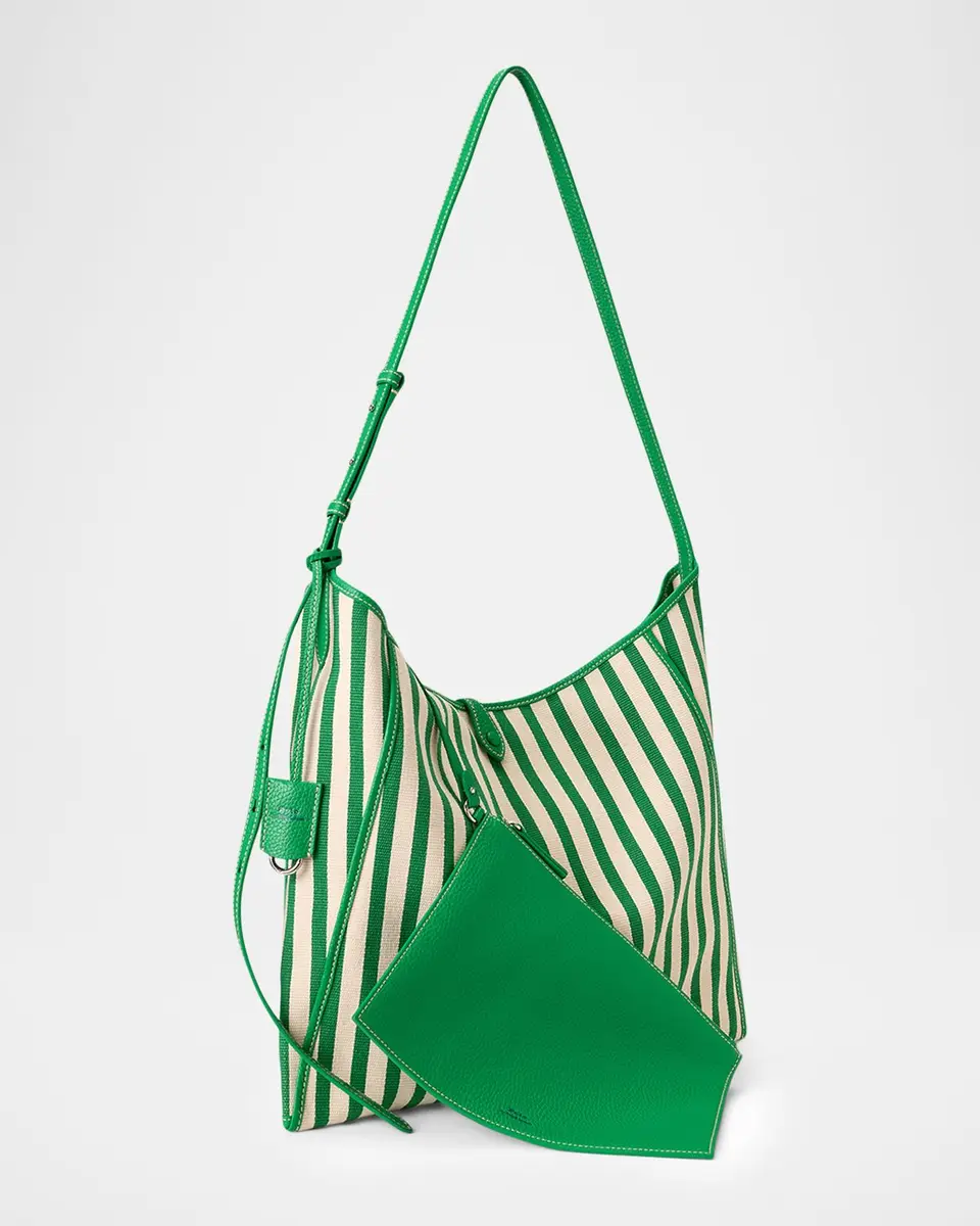 Polo Ralph Lauren Polo Play Striped Canvas Messenger Bag | Thumbnail 4