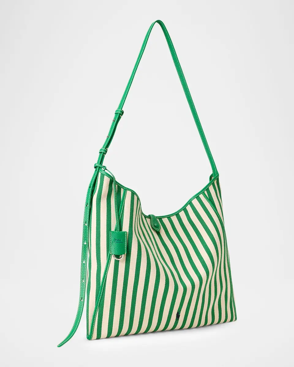Polo Ralph Lauren Polo Play Striped Canvas Messenger Bag | Thumbnail 6