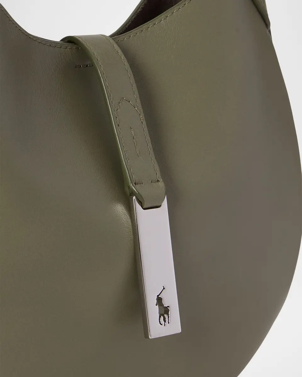 Polo Ralph Lauren Polo ID Calfskin Large Shoulder Bag | Thumbnail 4