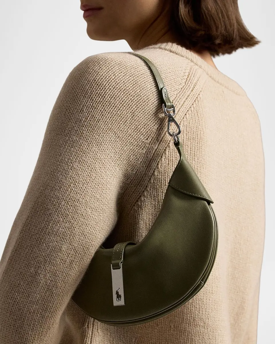 Polo Ralph Lauren Polo ID Calfskin Mini Shoulder Bag | Thumbnail 2 Polo Ralph Lauren Polo ID Calfskin Mini Shoulder Bag | Thumbnail 2