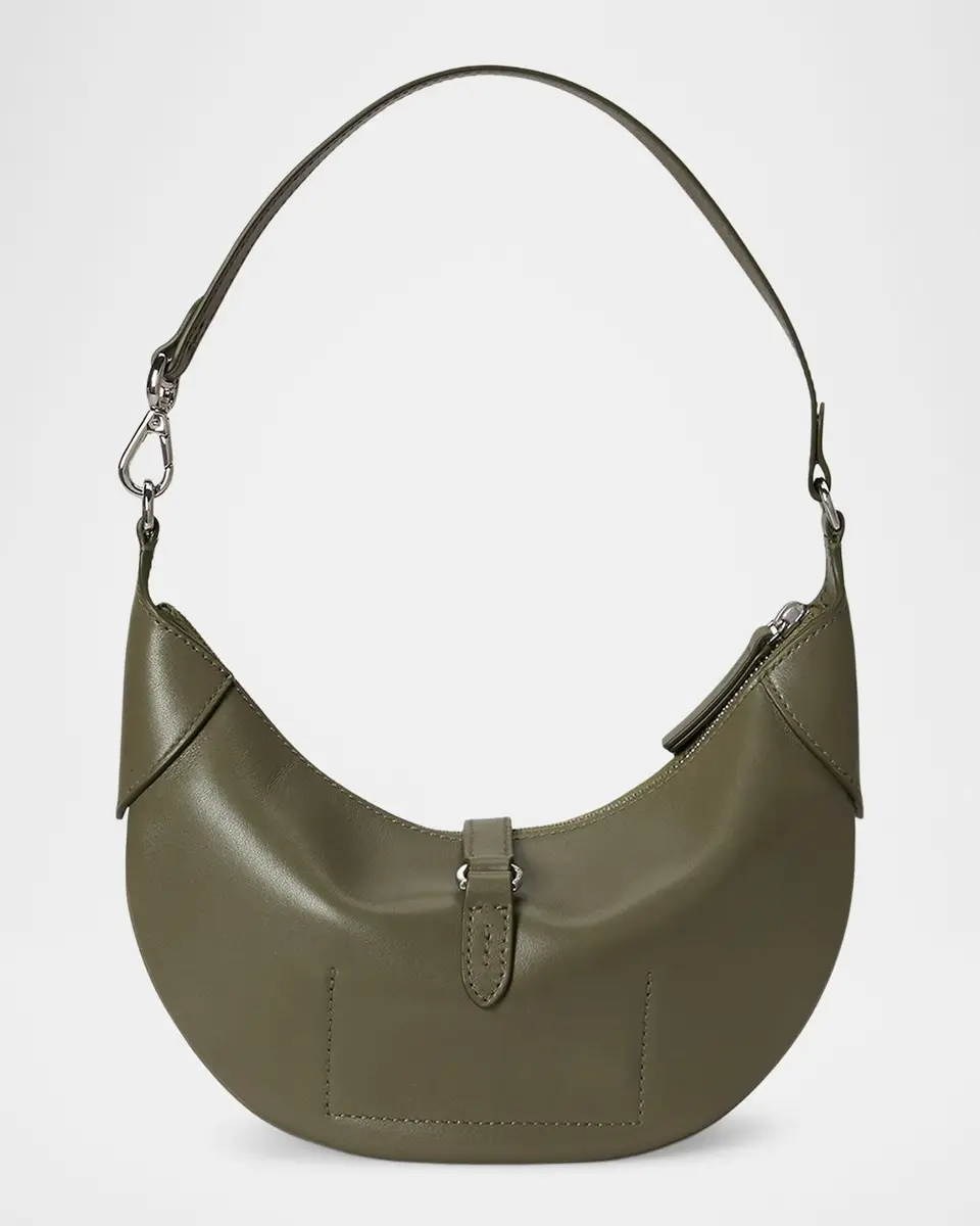Polo Ralph Lauren Polo ID Calfskin Mini Shoulder Bag | Thumbnail 3 Polo Ralph Lauren Polo ID Calfskin Mini Shoulder Bag | Thumbnail 3