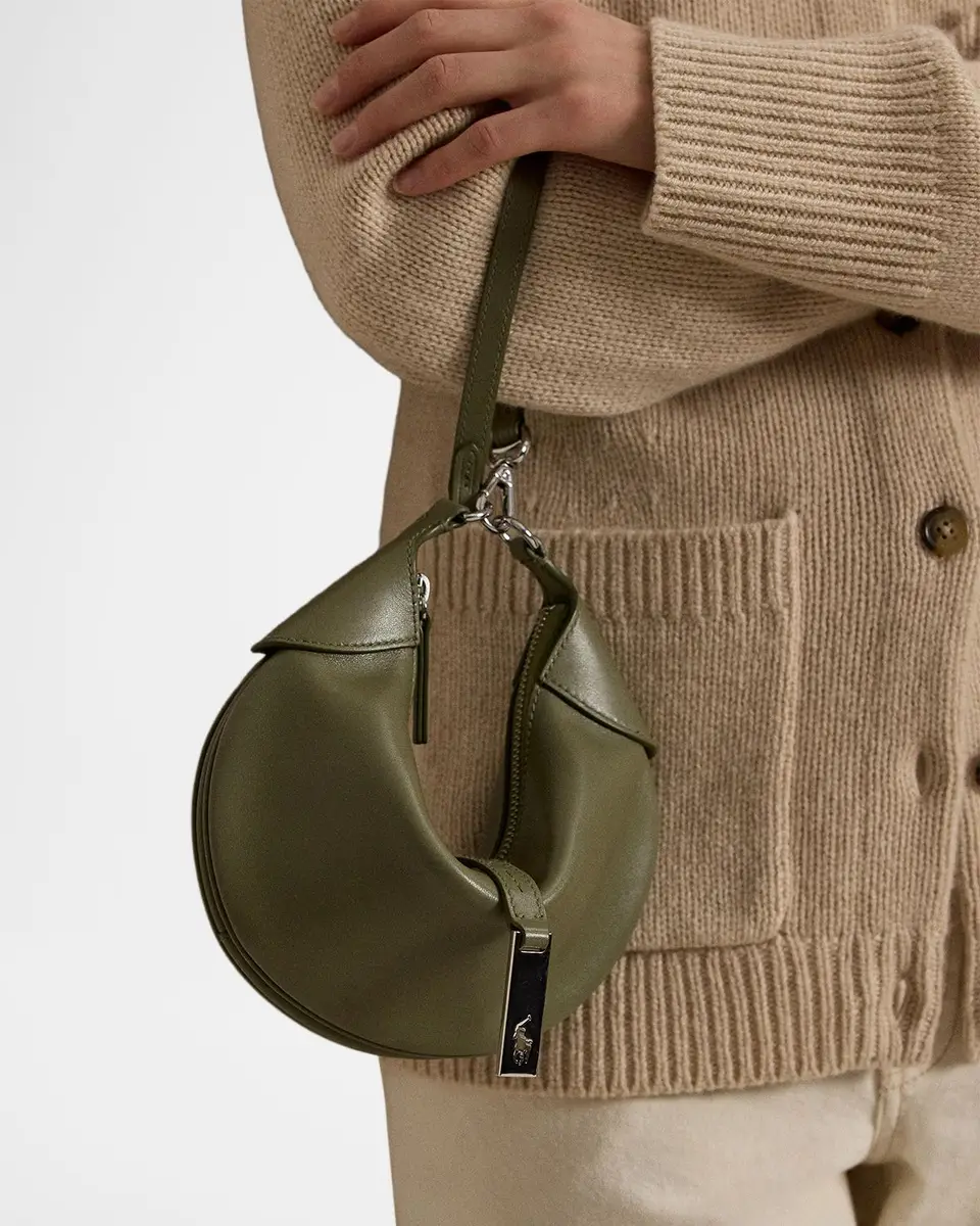 Polo Ralph Lauren Polo ID Calfskin Mini Shoulder Bag | Thumbnail 5 Polo Ralph Lauren Polo ID Calfskin Mini Shoulder Bag | Thumbnail 5