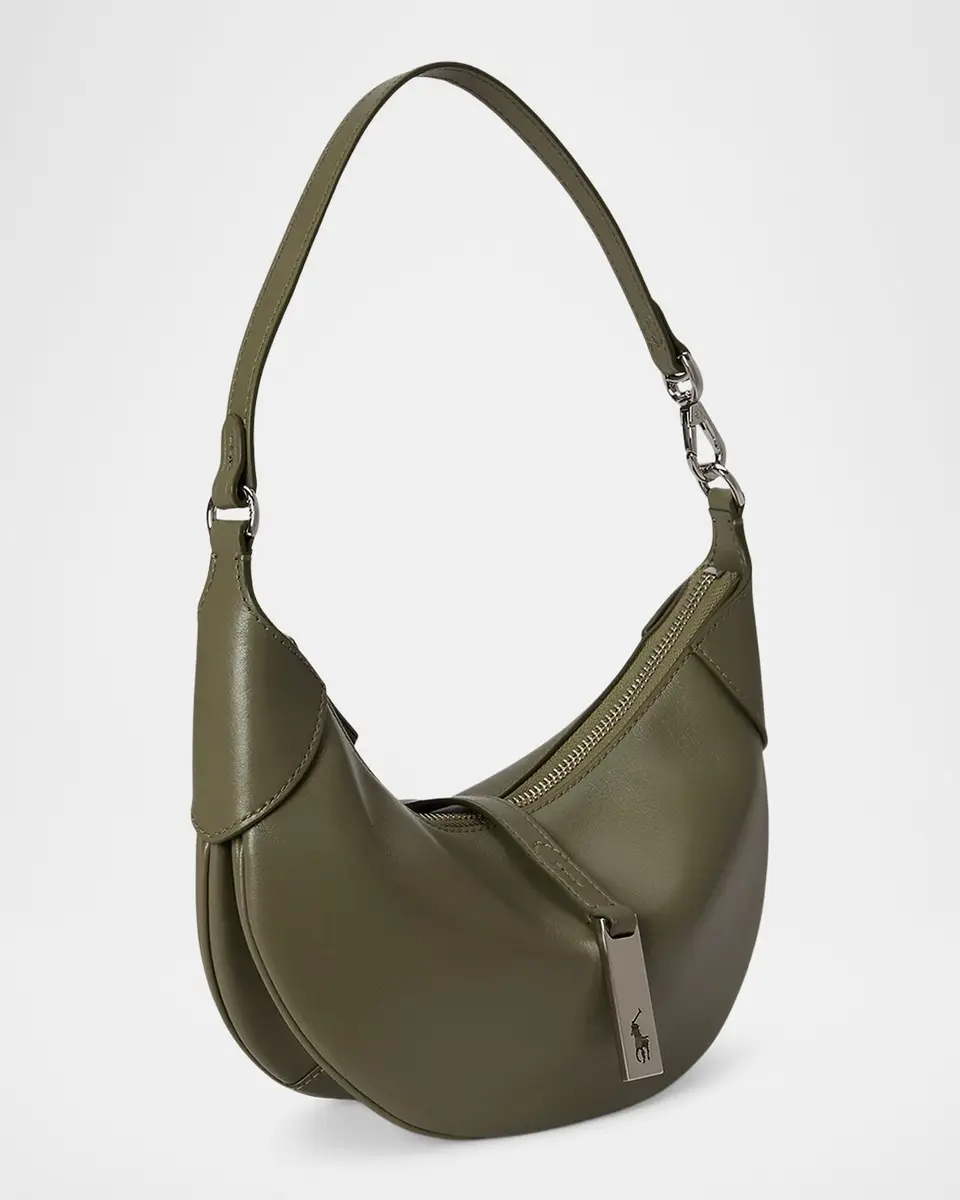 Polo Ralph Lauren Polo ID Calfskin Mini Shoulder Bag | Thumbnail 7 Polo Ralph Lauren Polo ID Calfskin Mini Shoulder Bag | Thumbnail 7