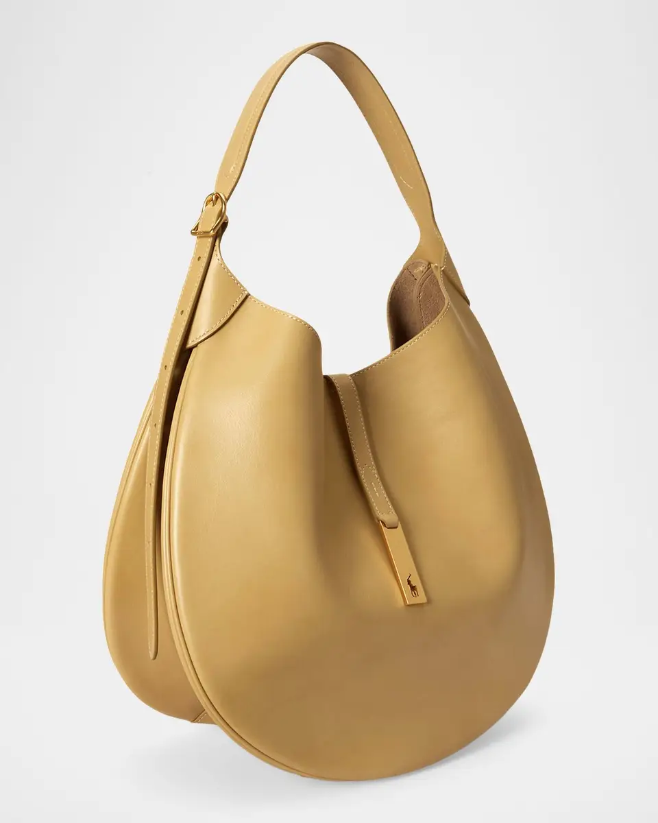 Polo Ralph Lauren Polo ID Calfskin Large Shoulder Bag | Thumbnail 7