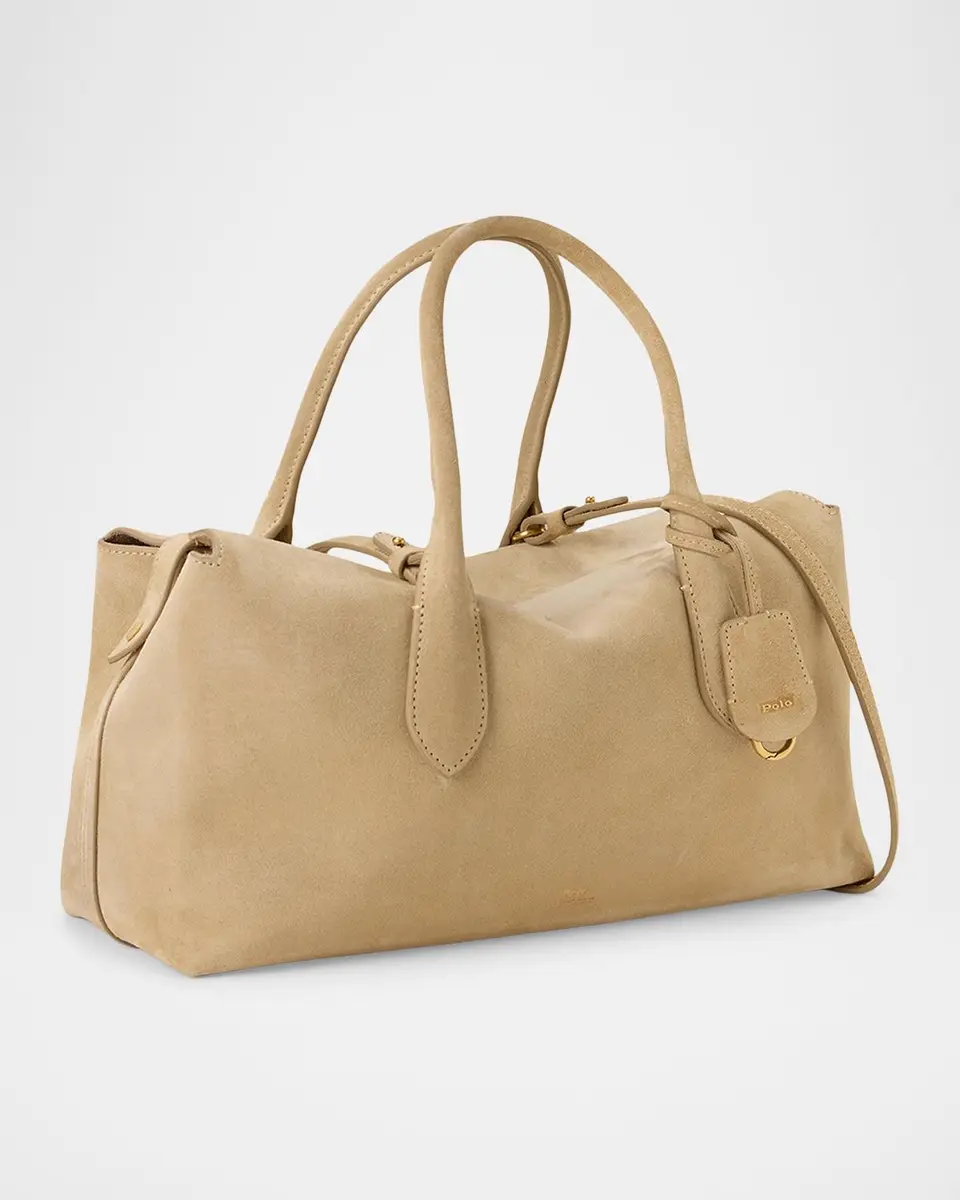 Polo Ralph Lauren Bellport Suede Satchel Bag | Thumbnail 6