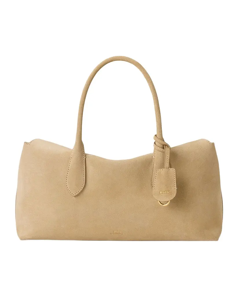 Polo Ralph Lauren Bellport Suede Satchel Bag