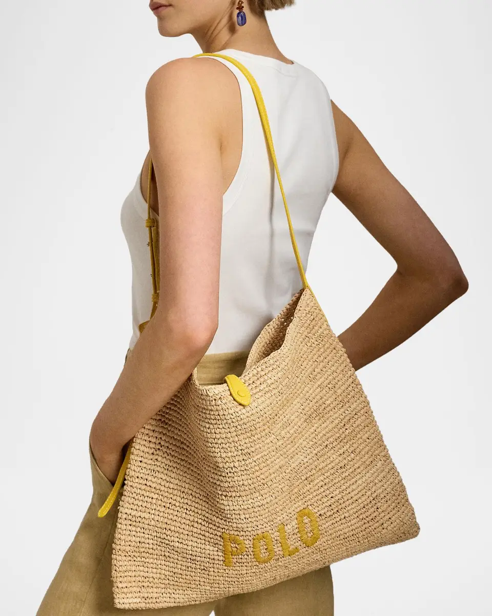 Polo Ralph Lauren Polo Play Raffia Messenger Bag | Thumbnail 2 Polo Ralph Lauren Polo Play Raffia Messenger Bag | Thumbnail 2
