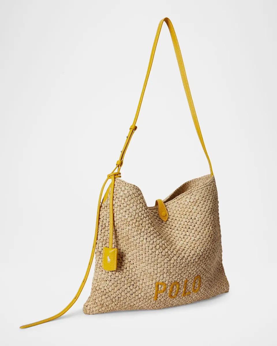 Polo Ralph Lauren Polo Play Raffia Messenger Bag | Thumbnail 6 Polo Ralph Lauren Polo Play Raffia Messenger Bag | Thumbnail 6