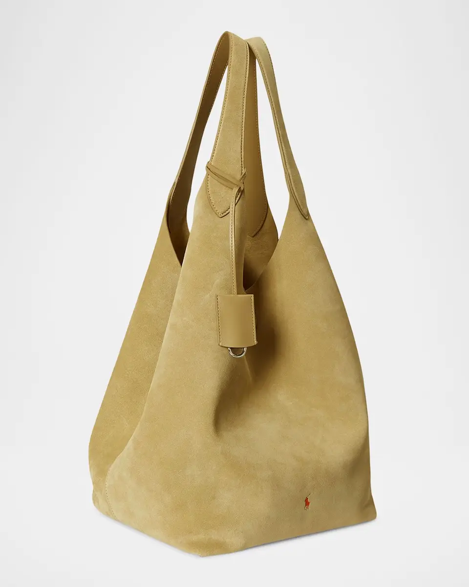 Polo Ralph Lauren Polo Play Suede Large Tote | Thumbnail 6 Polo Ralph Lauren Polo Play Suede Large Tote | Thumbnail 6