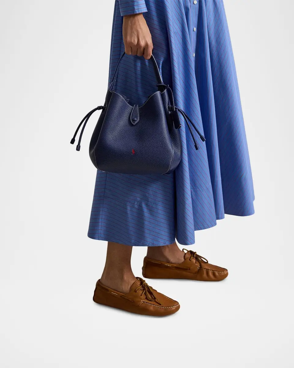 Polo Ralph Lauren Polo Play Leather Drawstring Crossbody Bucket Bag | Thumbnail 2