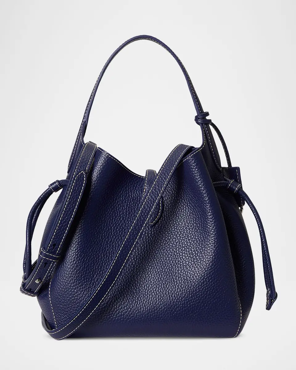 Polo Ralph Lauren Polo Play Leather Drawstring Crossbody Bucket Bag | Thumbnail 3