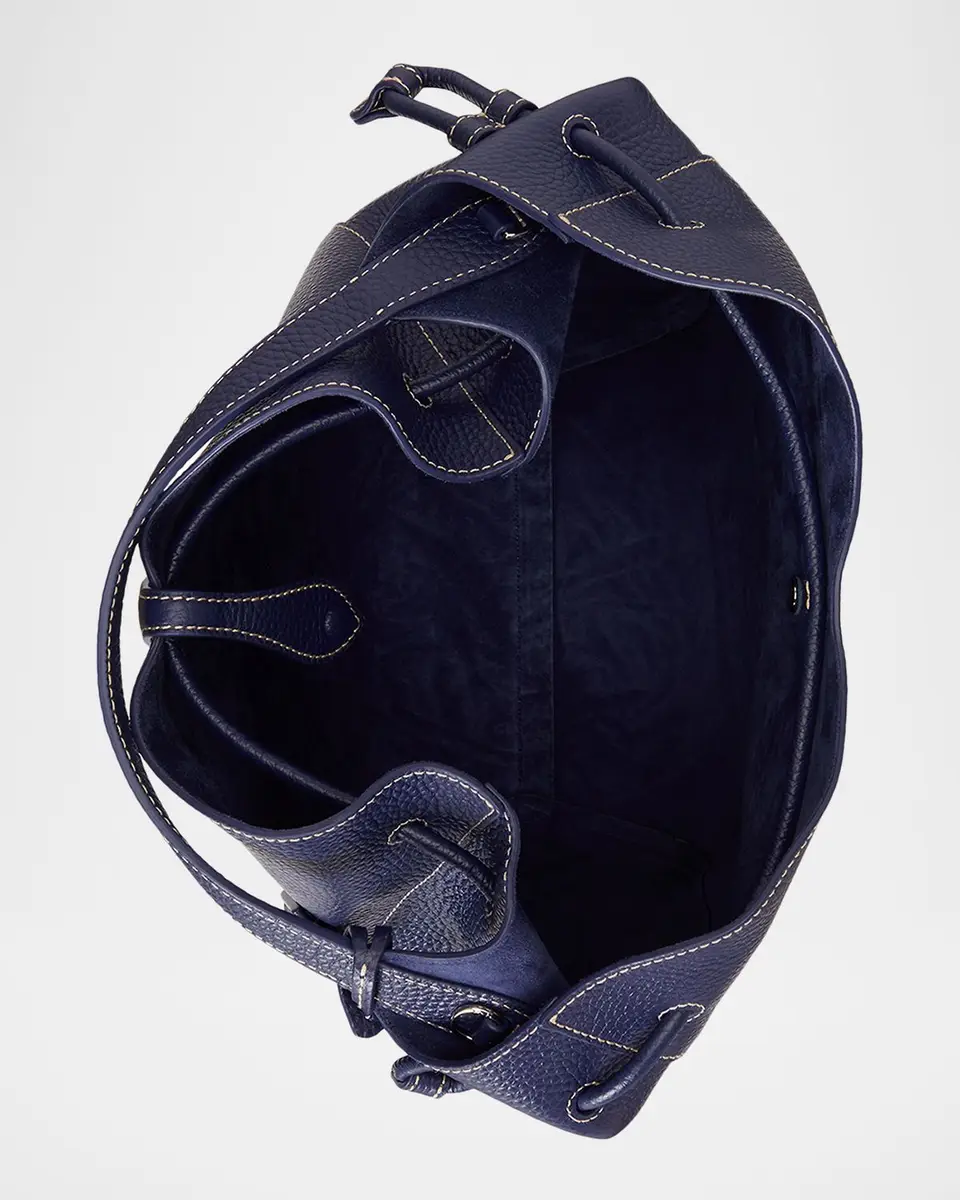 Polo Ralph Lauren Polo Play Leather Drawstring Crossbody Bucket Bag | Thumbnail 6