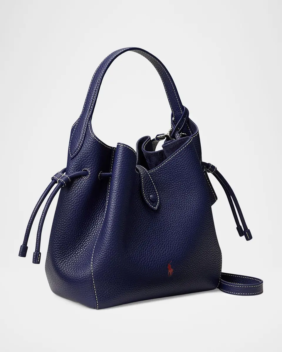 Polo Ralph Lauren Polo Play Leather Drawstring Crossbody Bucket Bag | Thumbnail 7