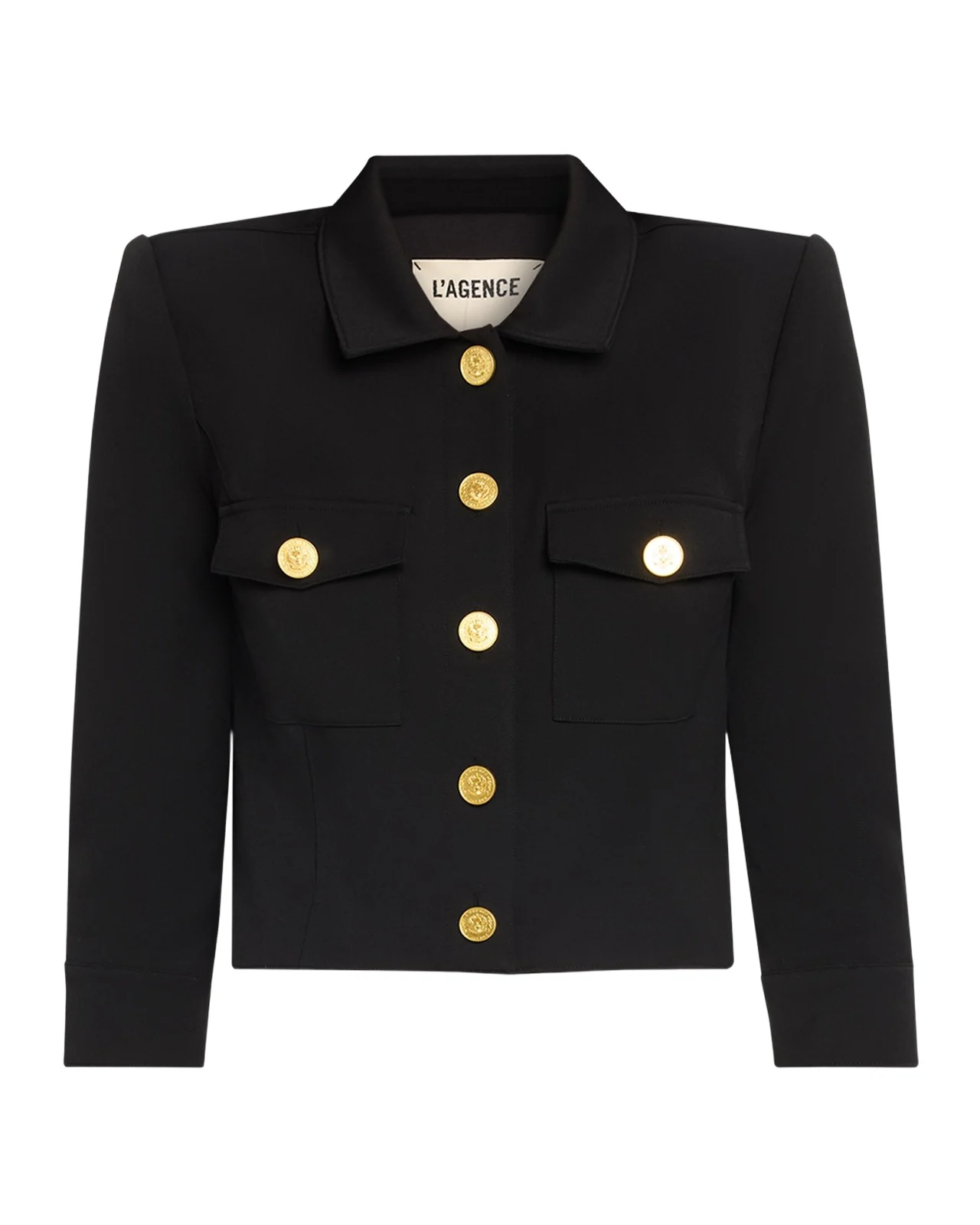 Kumi Cropped Fitted Jacket Kumi Cropped Fitted Jacket