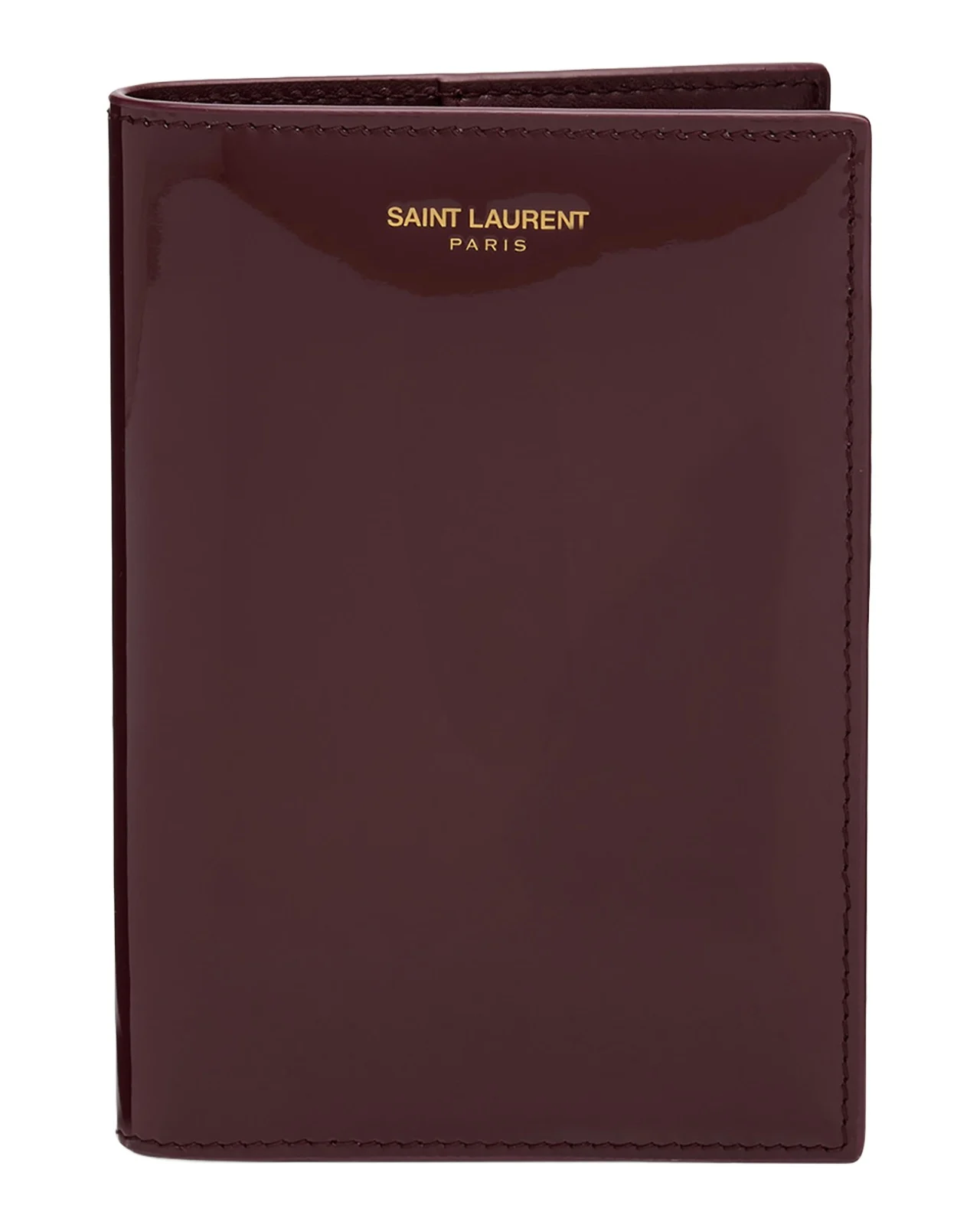Saint Laurent Patent Leather Passport Case
