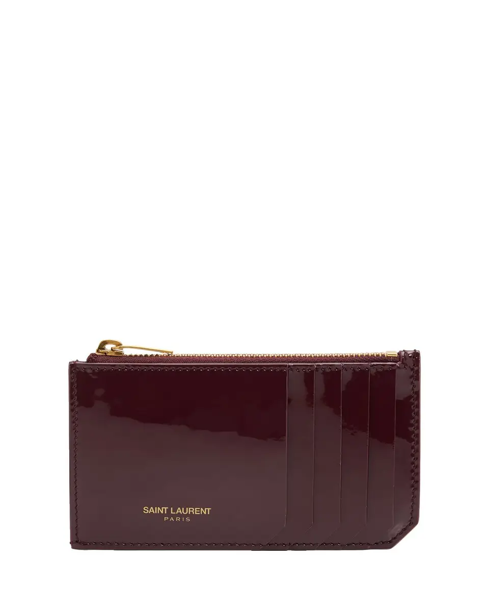 Saint Laurent Patent Leather Card Holder | Thumbnail 3