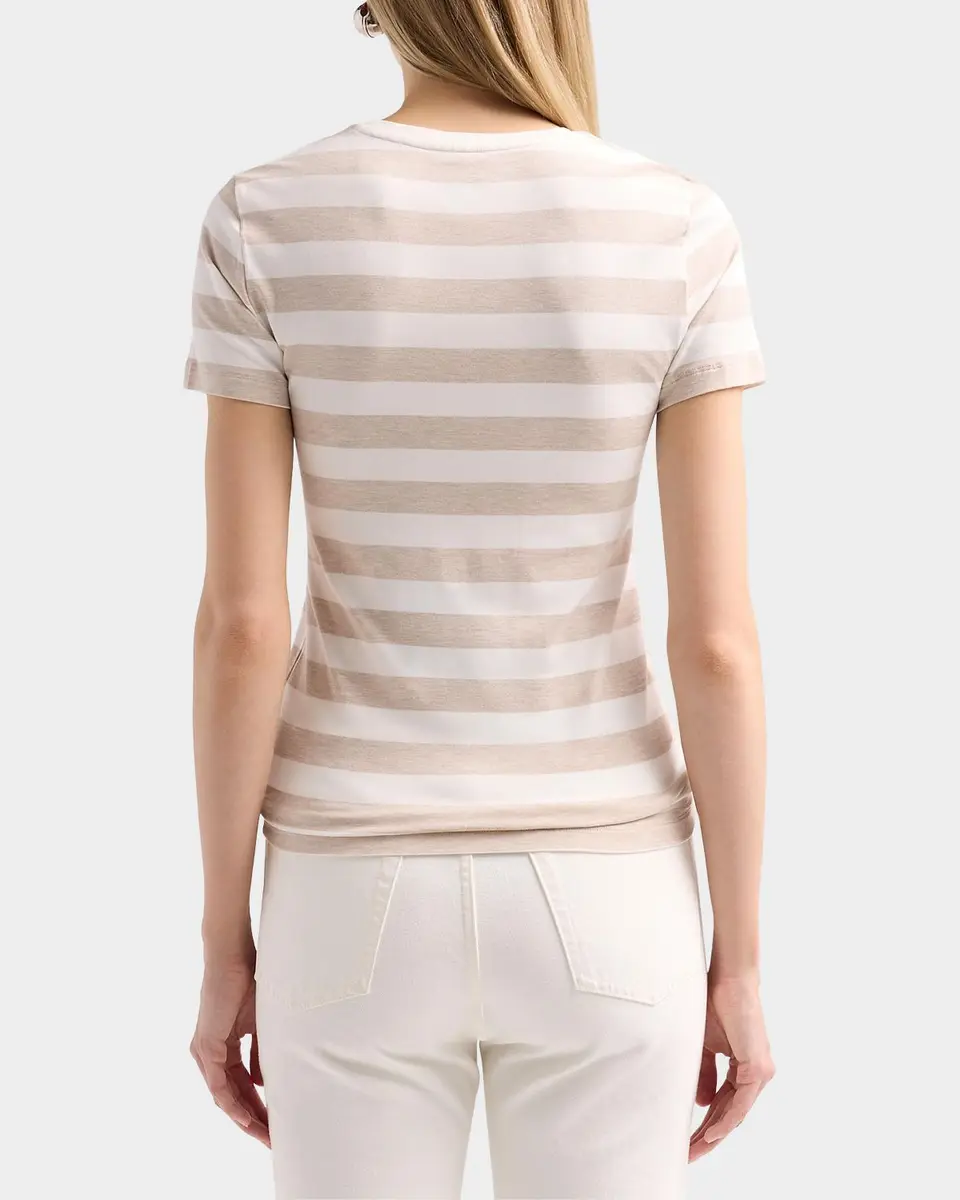 MAJESTIC FILATURES Striped Jersey T-Shirt | Thumbnail 3 MAJESTIC FILATURES Striped Jersey T-Shirt | Thumbnail 3