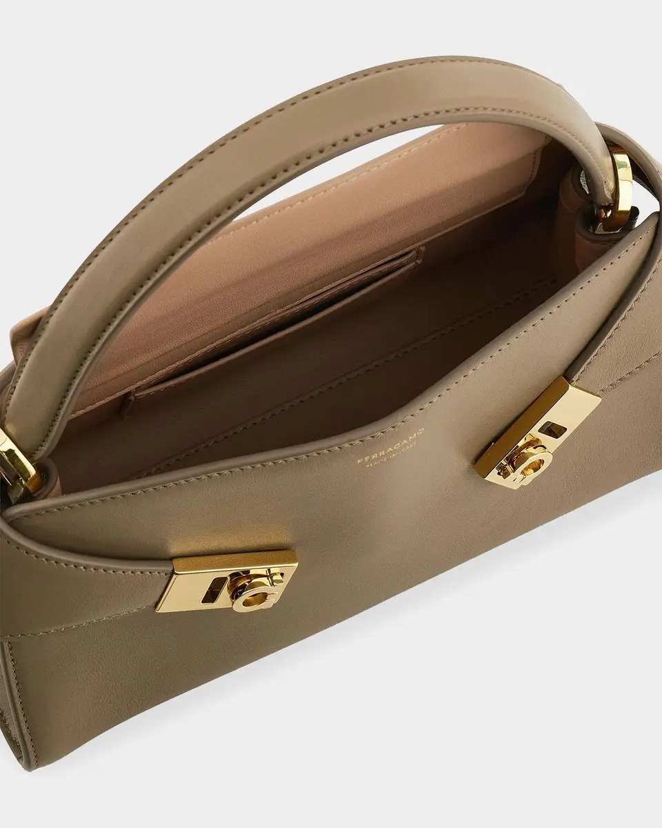 Ferragamo Soft Hug Extra-Small Gancini Leather Top Handle Bag | Thumbnail 4 Ferragamo Soft Hug Extra-Small Gancini Leather Top Handle Bag | Thumbnail 4