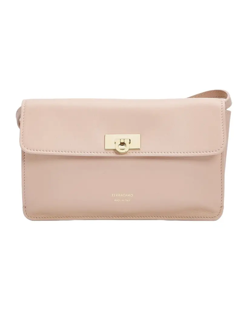 Ferragamo Harley Mini Gancini Leather Shoulder Bag
