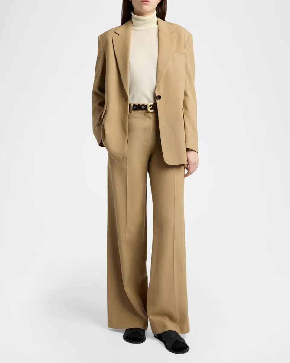 The Row Dender Silk Wide-Leg Pants | Thumbnail 2 The Row Dender Silk Wide-Leg Pants | Thumbnail 2