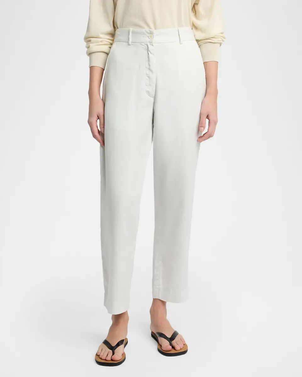 The Row Karsten Cotton Straight-Leg Ankle Pants | Thumbnail 4 The Row Karsten Cotton Straight-Leg Ankle Pants | Thumbnail 4