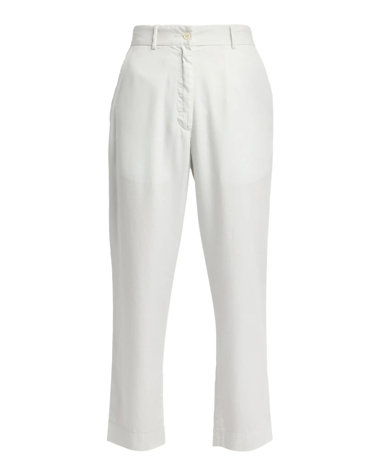 Karsten Cotton Straight-Leg Ankle Pants Karsten Cotton Straight-Leg Ankle Pants
